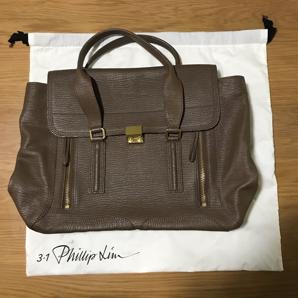 3.1 Phillip Lim LG pashli textured leather satchel